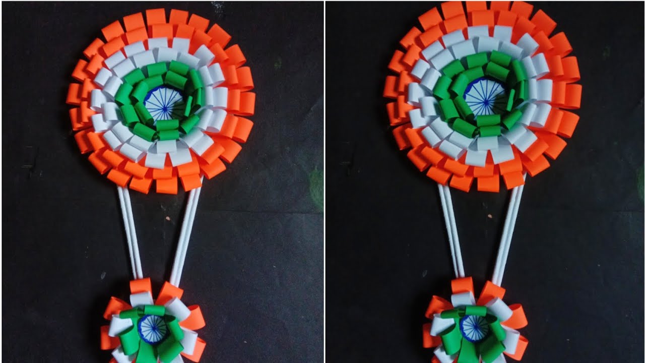 Tricolour wall hanging craft idea//republic day special craft//DIY 