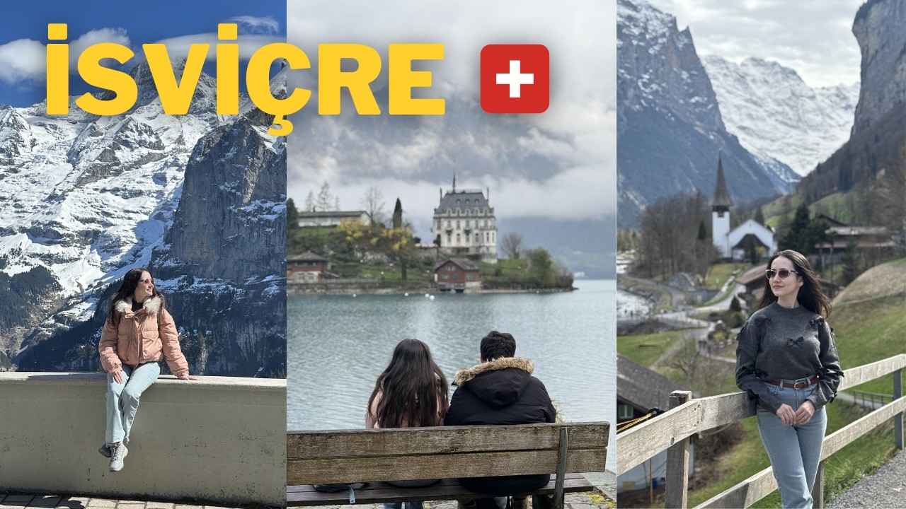 İsviçre Alpleri’nde Bir Gün 🇨🇭 Lauterbrunnen, Iseltwald, Blausee, Mürren | Masal Gibi Köyler