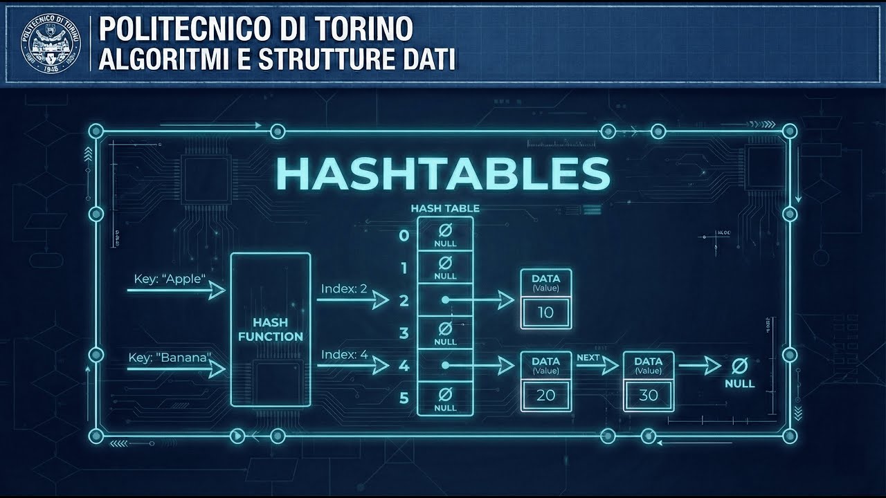 Algoritmi e Strutture Dati: Hashtable in C | Esame Politecnico di Torino