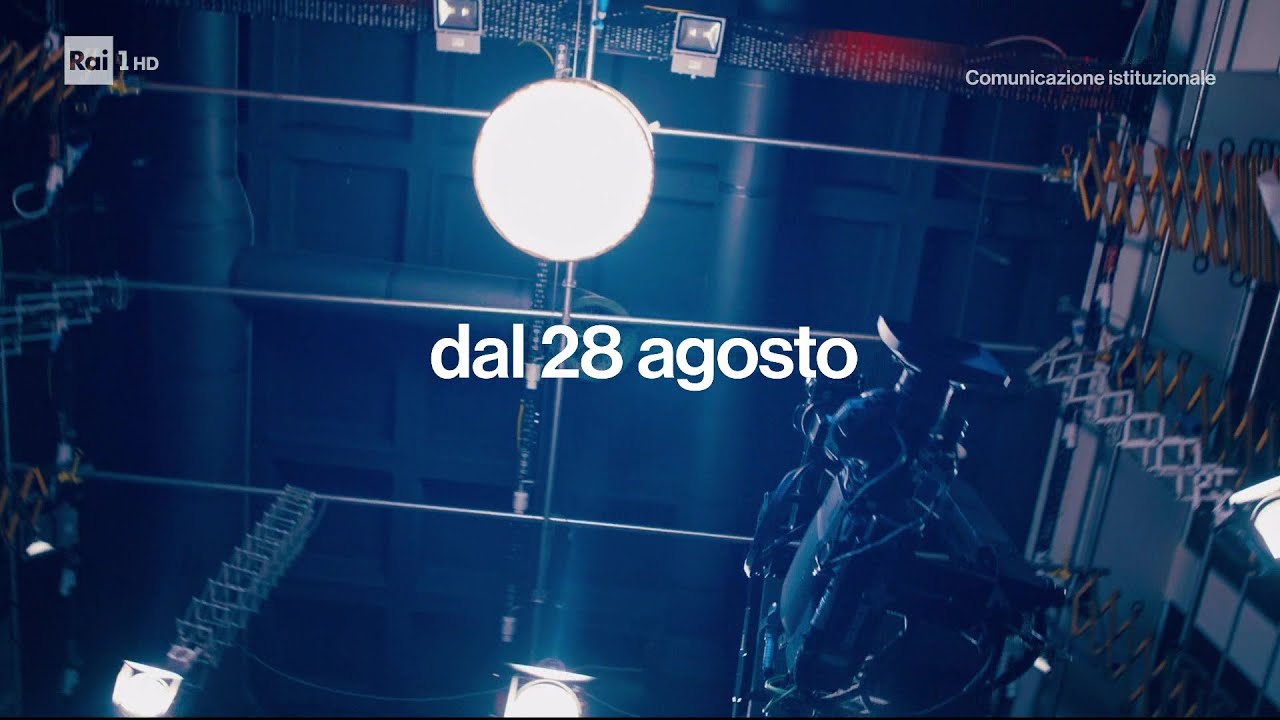 Promo Mux B Rai [UHF 40 - 626 MHz] in DVB-T2 HEVC - Dal 28 Agosto 2024