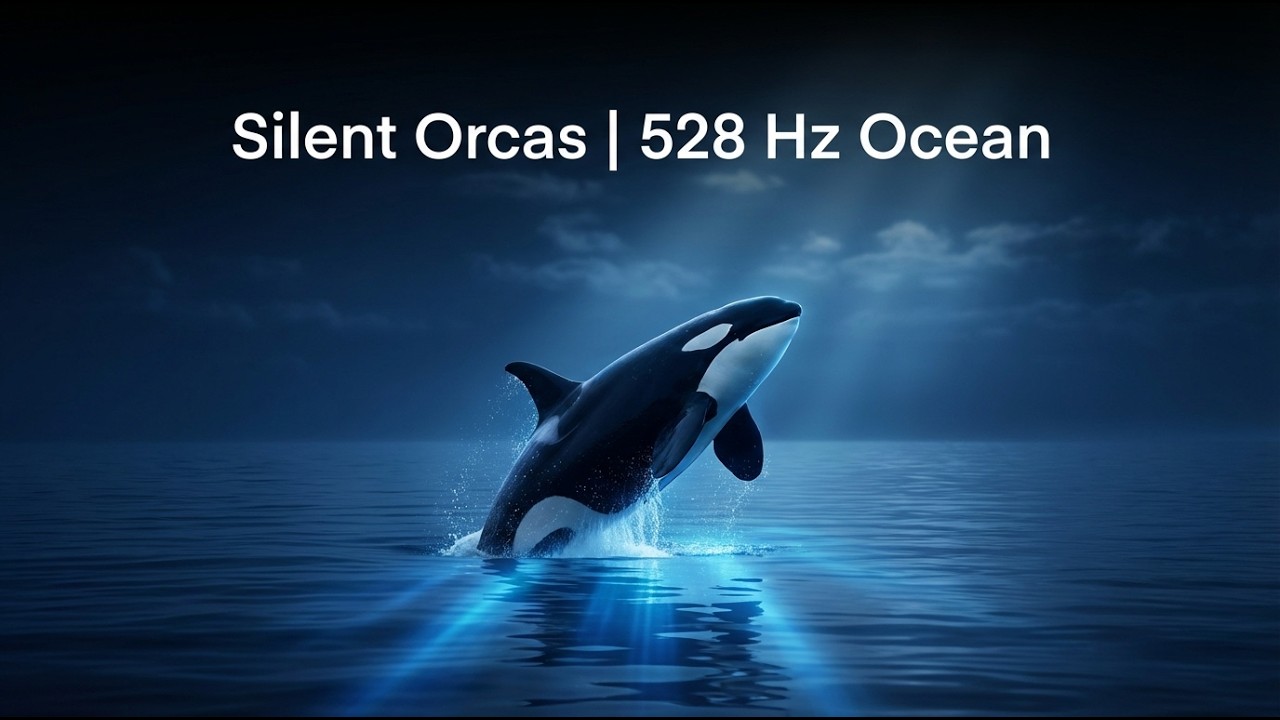 Ethereal Orcas Drifting Through Infinite Blue | 528 Hz Sleep & Focus
