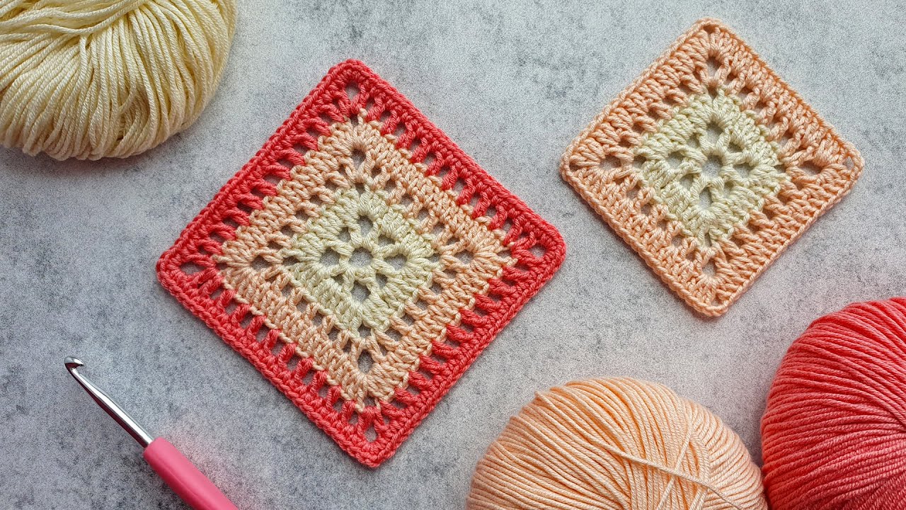 Wow! The easiest granny square crochet. Crochet.