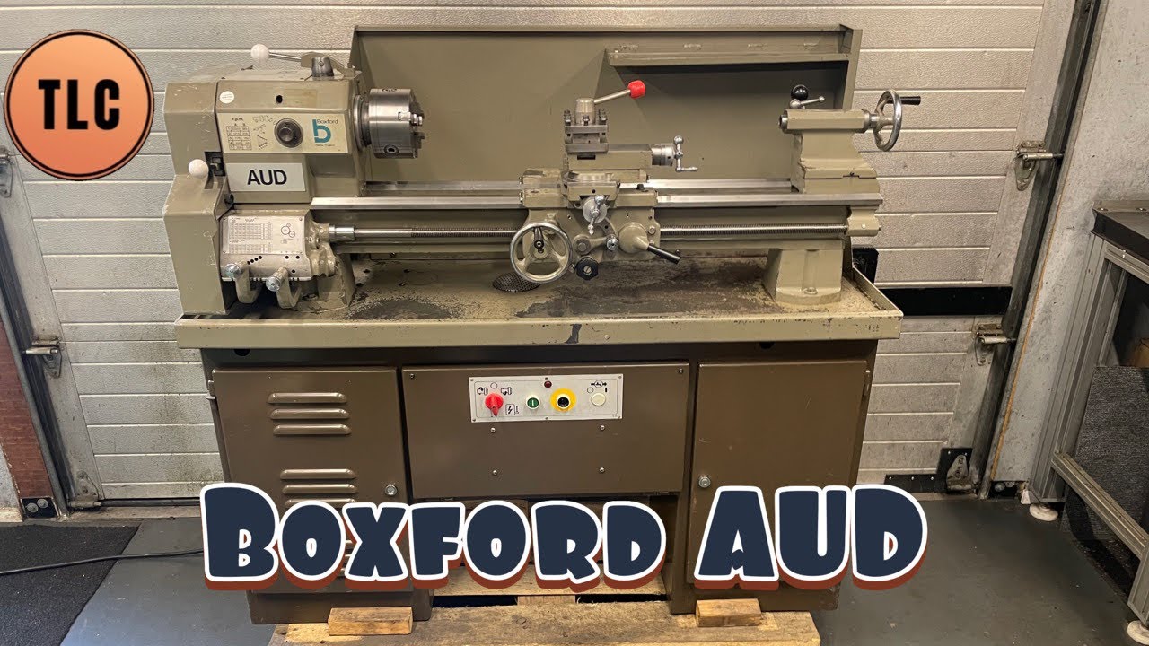 Boxford AUD Metric Power Feed Lathe Drehmaschine Drehbank Tornio Svarv
