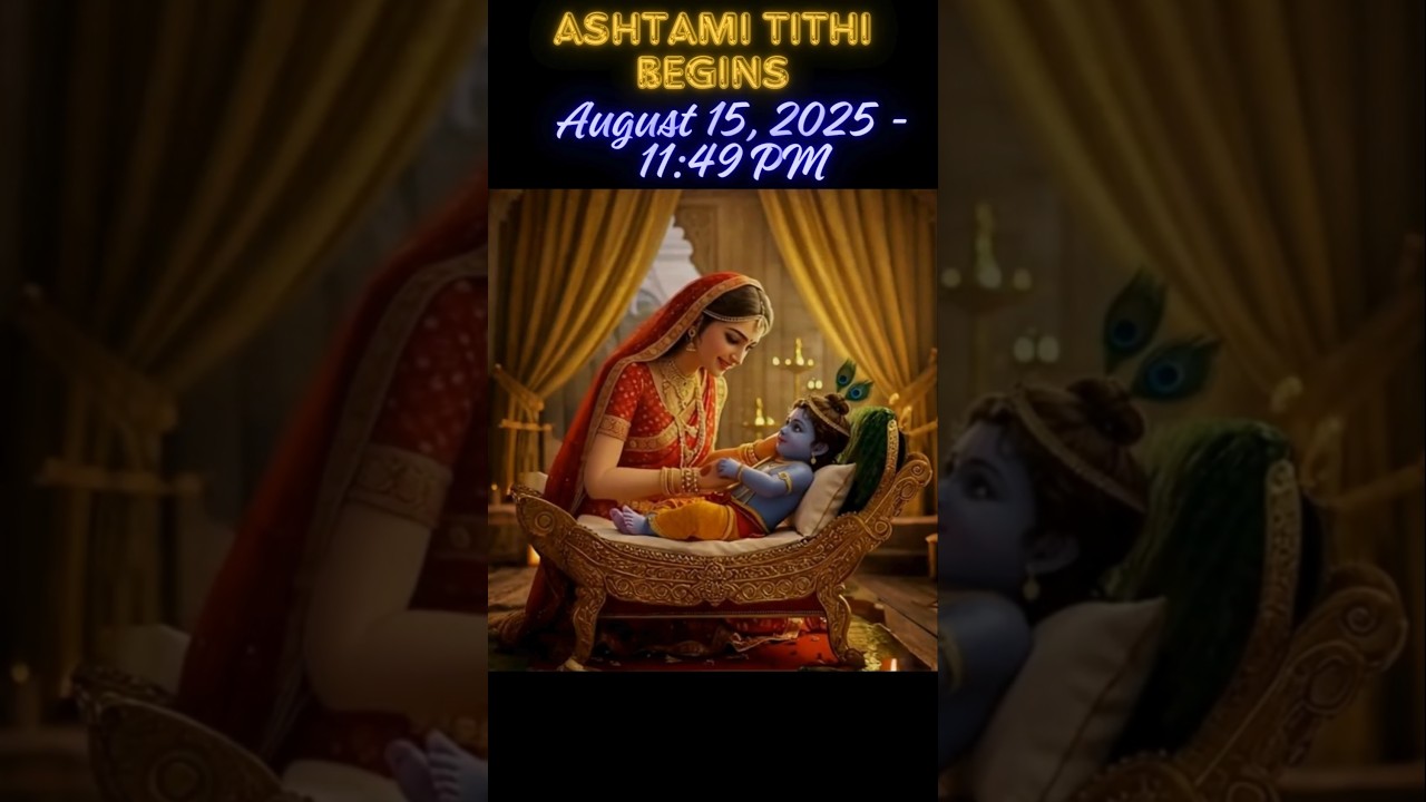 Celebrating Krishna Janmashtami 16 August 2025: All Key Dates & Puja Timings! #krishna #janmashtami