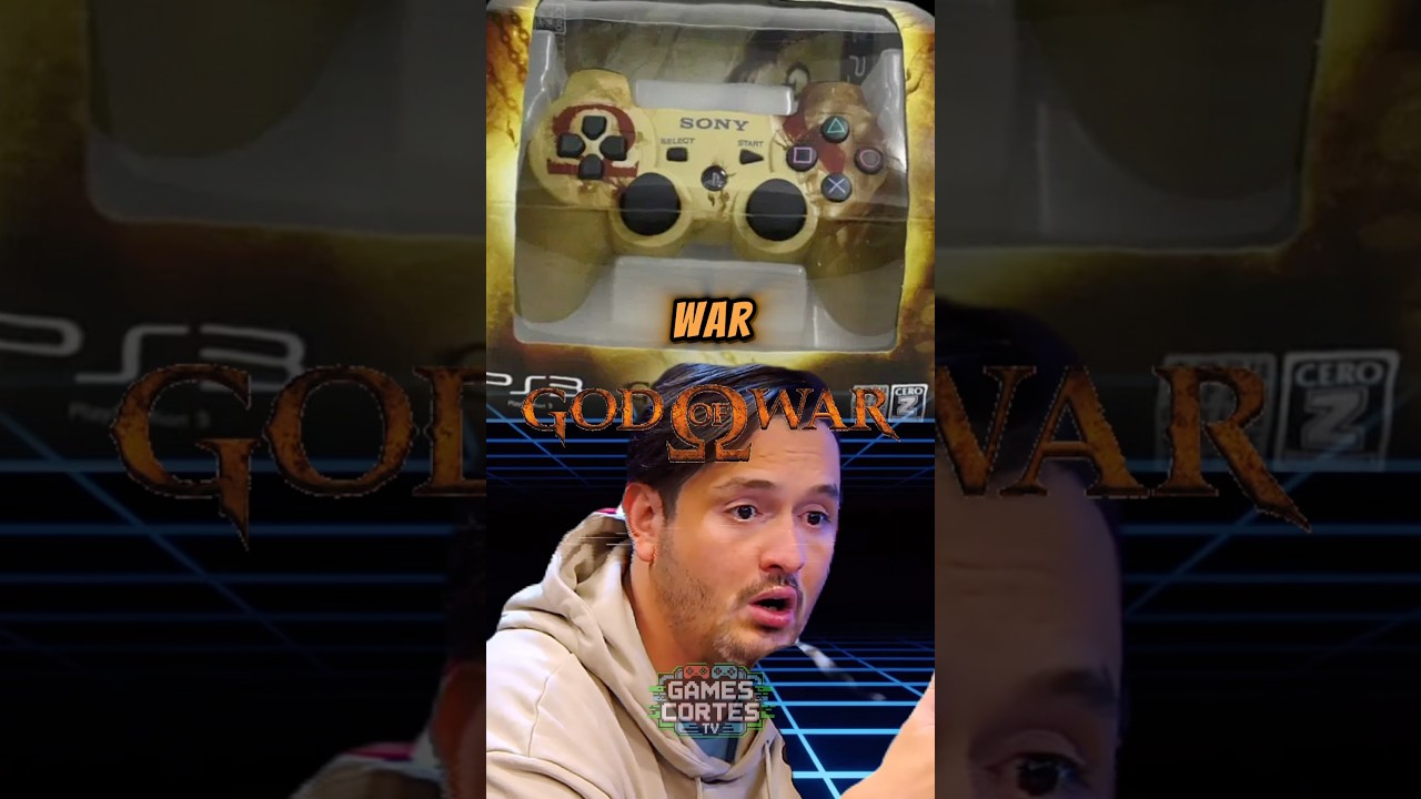 😱 O CONTROLE RARO DO GOD OF WAR #games #ps5 #xbox #nintendo