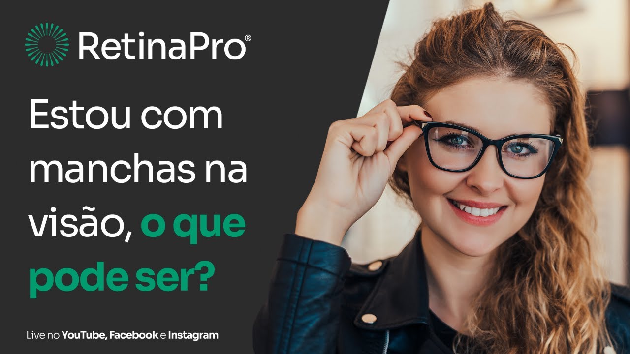 Estou com manchas na visão. O que pode ser?