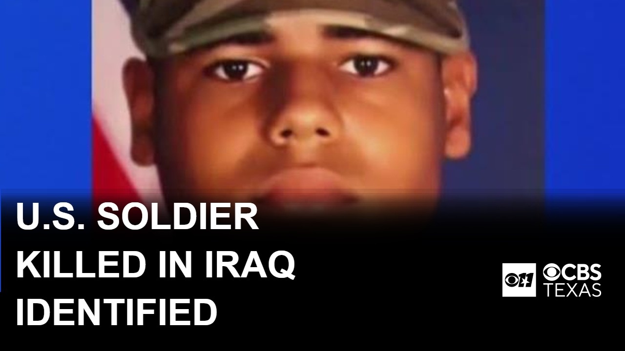 U.S. soldier killed in Iraq during controlled explosion of Iranian drone named as Sgt. Michael Swint