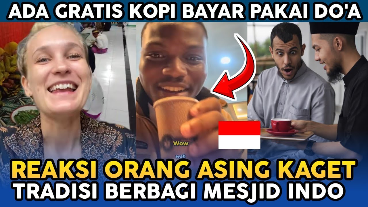REAKSI BULE KAGET! TRADISI UNIK MASJID INDONESIA MENDUNIA