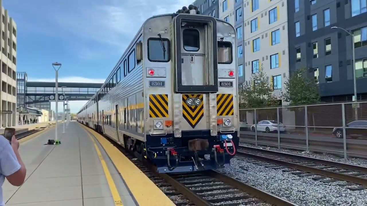 Amtrak San Joaquin 714 at Oakland jack London square the return of 8301!