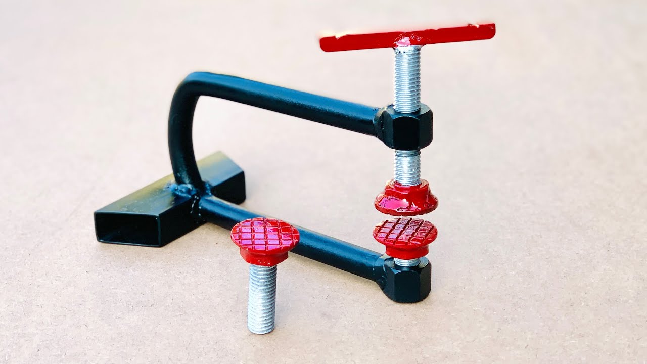 Instructions how to make simple c clamps | C clamp diy