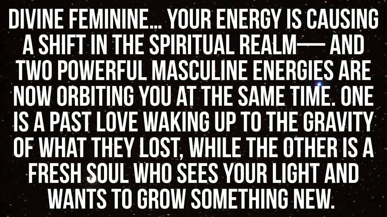 💥 DIVINE FEMININE： You're Being Spiritually Fought Over… Past vs  New Love Is HERE
