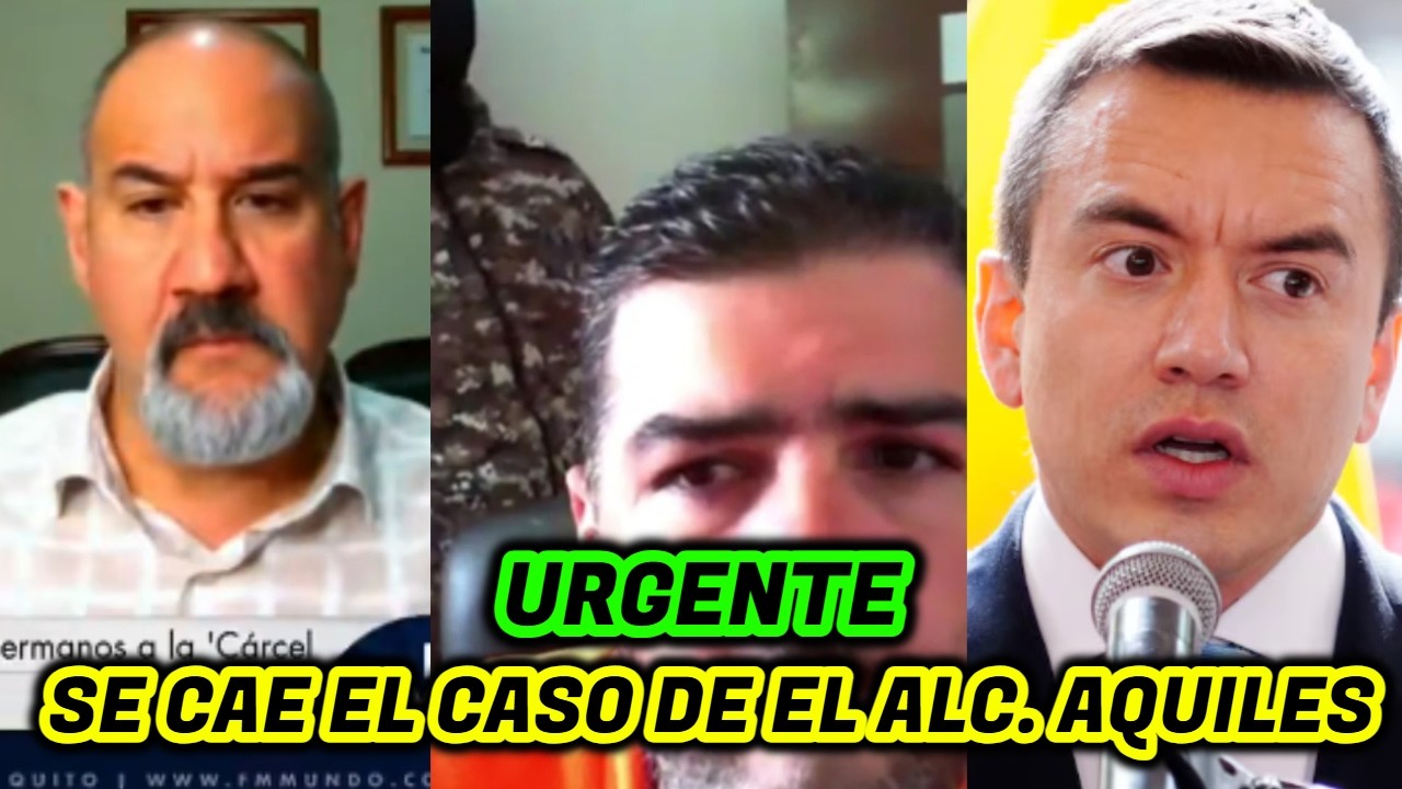 Urgente: se cae el caso de Aquiles. Mira esto.