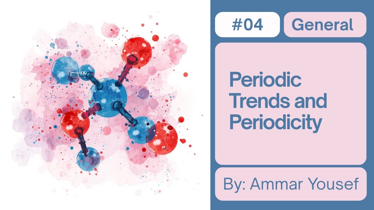 Periodic Trends and Periodicity | الخواص الدورية للعناصر