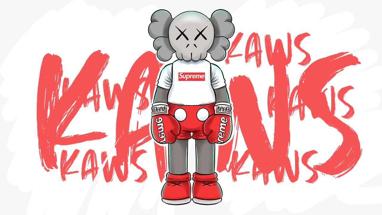 как рисовать Kaws Hypebeast