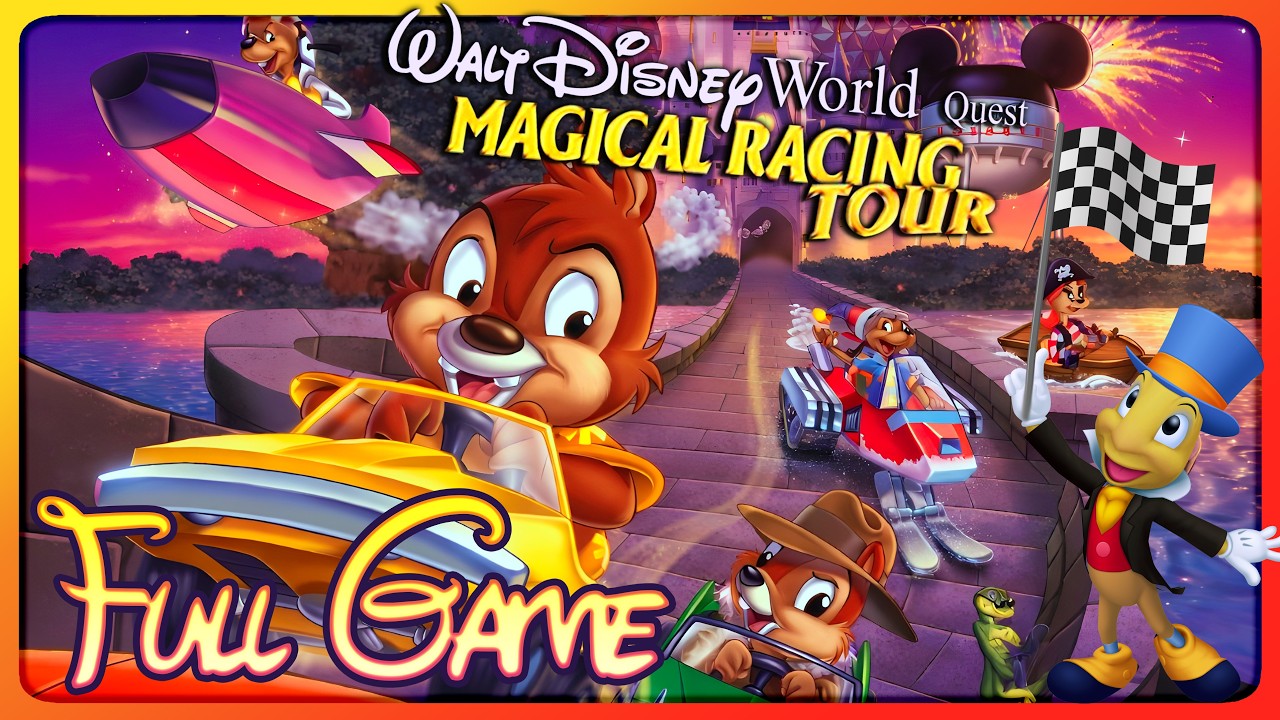Walt Disney World Quest: Magical Racing Tour FULL GAME Longplay (Dreamcast, PS1)