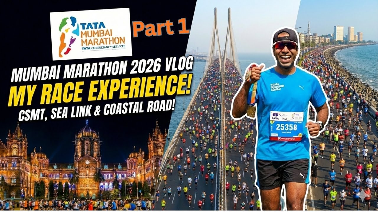 Part 1- Tata Mumbai Marathon 2026 | Asia's Biggest Marathon | Complete 42km Race Experience | #tmm