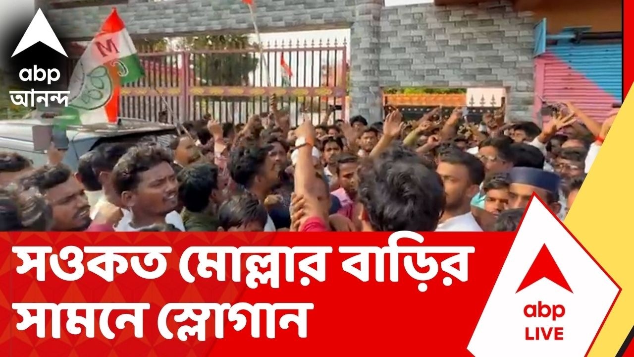 TMC News: কেন বহিরাগত বাহারুল ক্যানিং পূর্বে প্রার্থী? সওকত মোল্লার বাড়ির সামনে স্লোগান