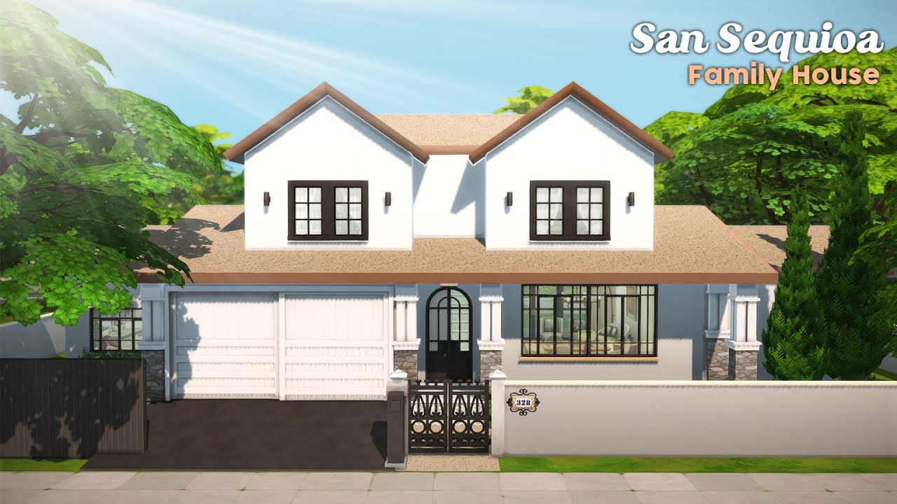 San Sequoia Family House 👨‍👩‍👧‍👦🏠| Grow Together | The Sims 4 | Stop Motion Build | No CC