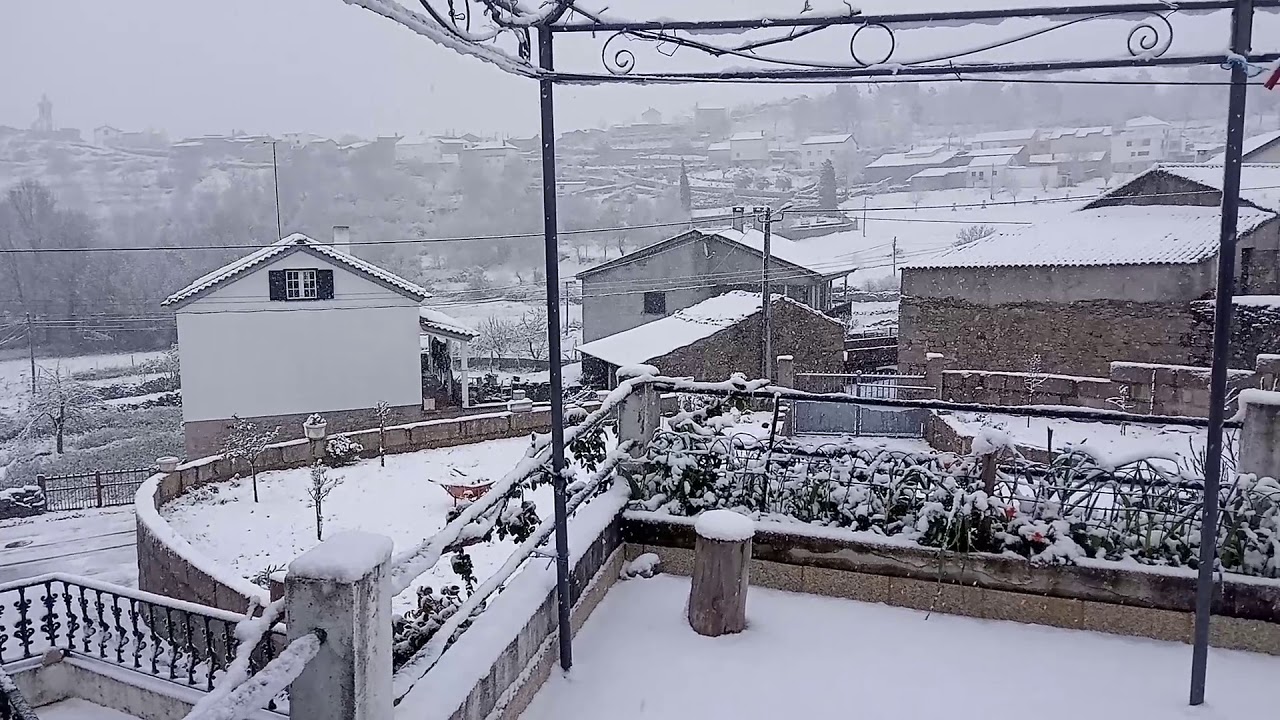 Cai neve em Seixo do Côa