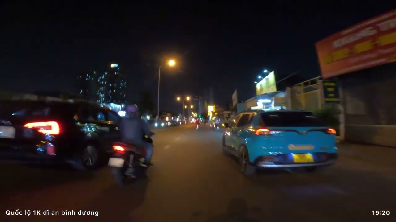 Từ Quốc lộ 1K dĩ An Bình Dương về Cầu Bình Lợi Thủ Đức lúc 19:20 tối 16/01/2026