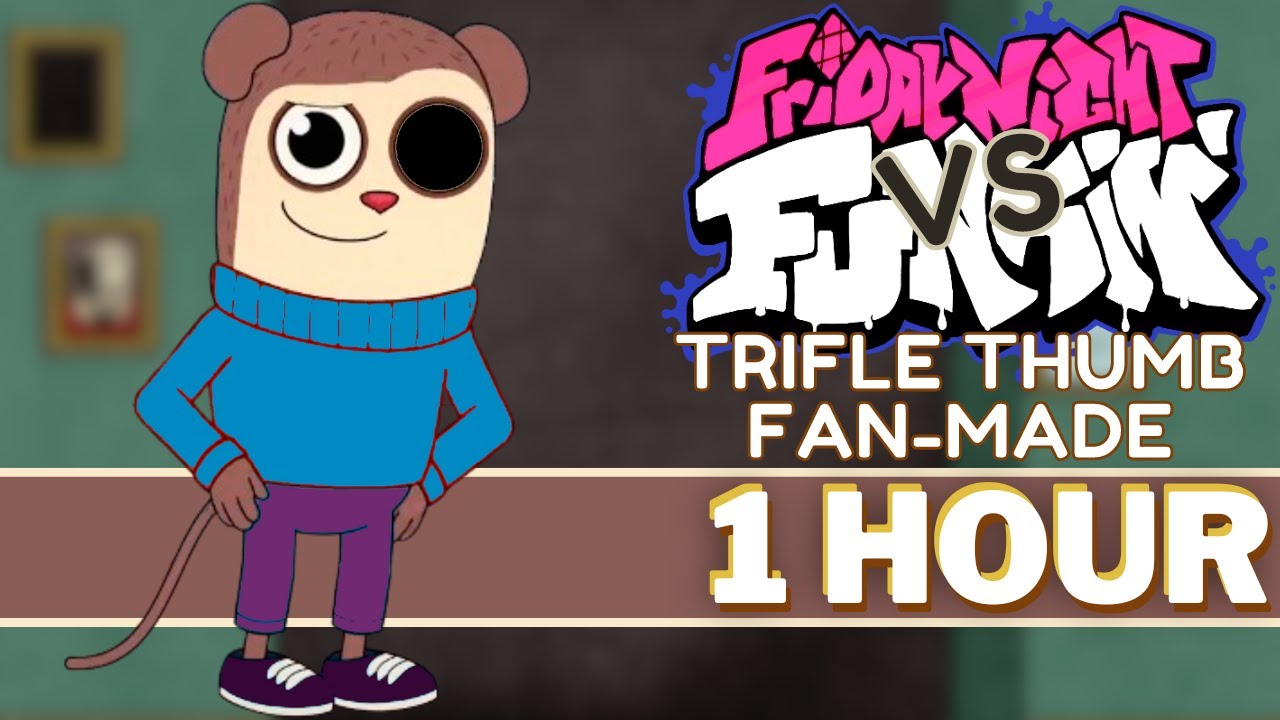 TRIFLE THUMB BAD - FNF 1 HOUR SONG Perfect Loop (Gegagedigedagedago Nugget Reskin I FNF Mods)