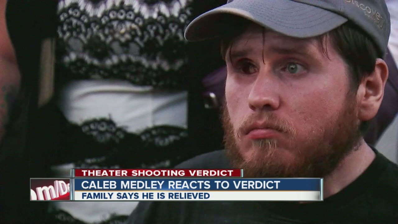 Caleb Medley, paralyzed theater shooting survivor, reacts to verdict