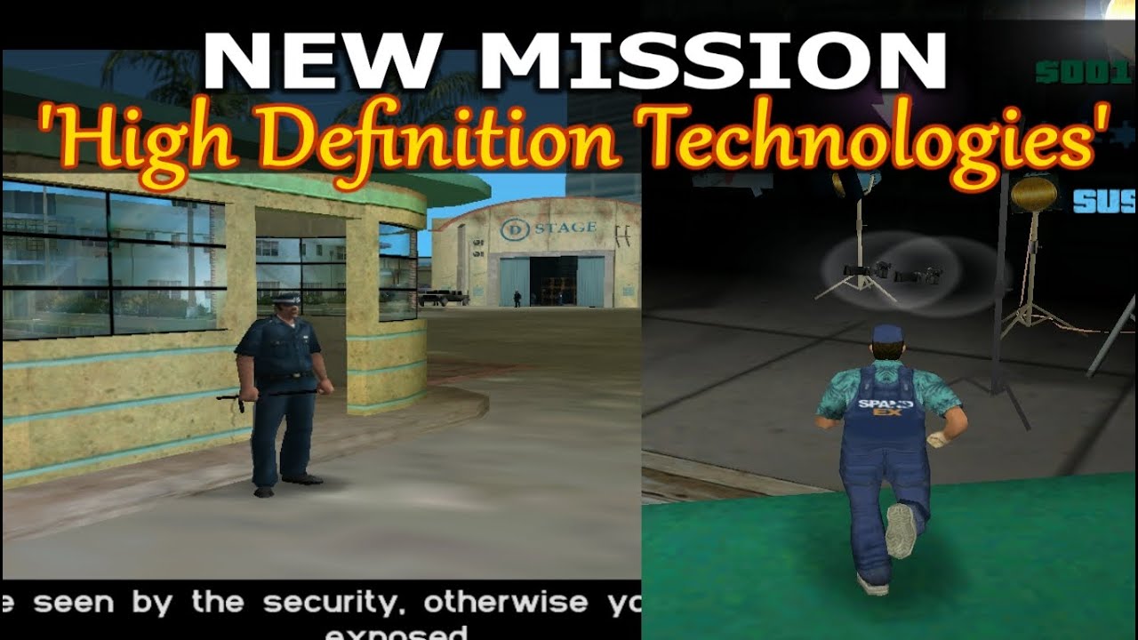 New Stealth Mission in GTA: Vice City - 'High Definition Technologies' (walkthrough)