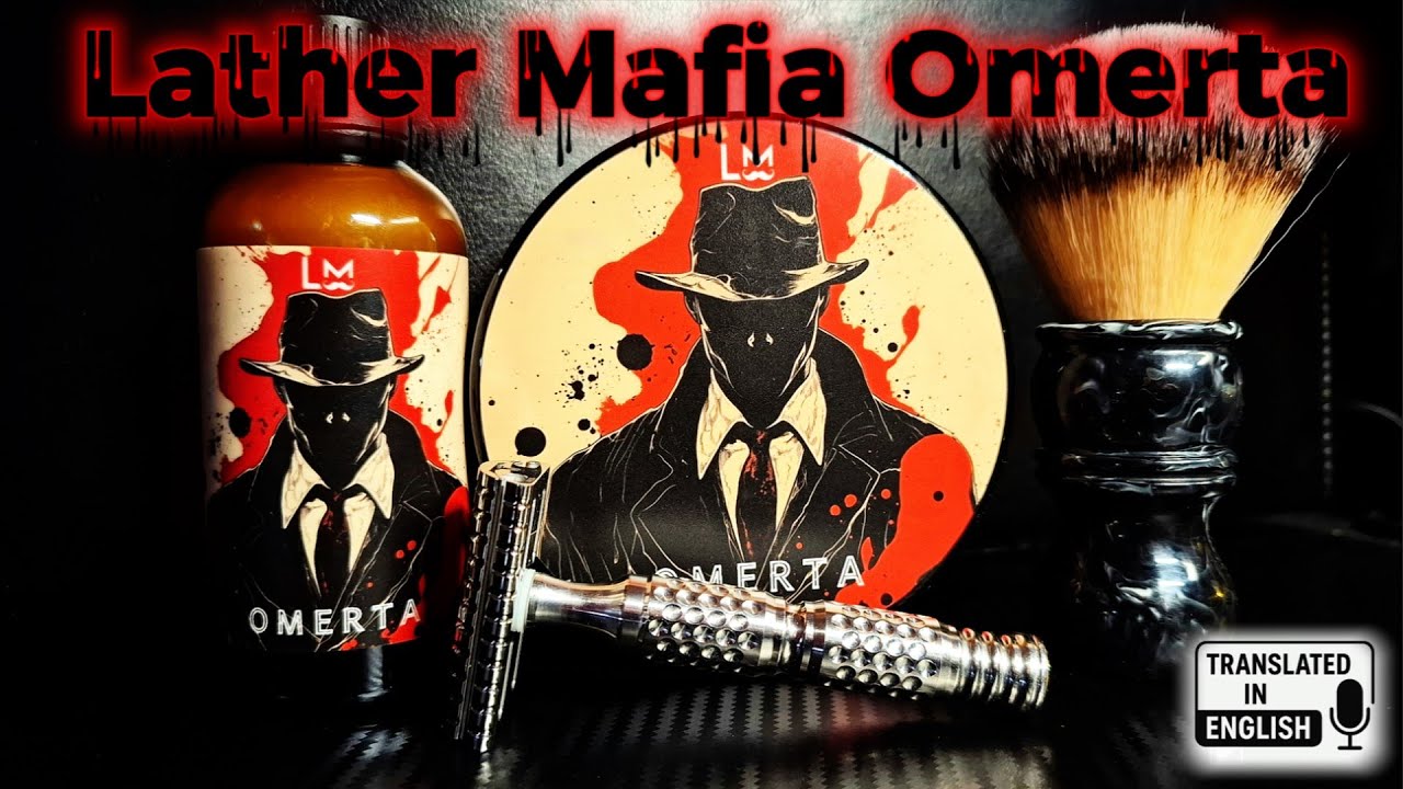 [#81] ♠ Golenie w stylu ...Cosa Nostry! 😎💈🤜🤛💈Lather Mafia Omerta, Timeless Stainless Steel Razor