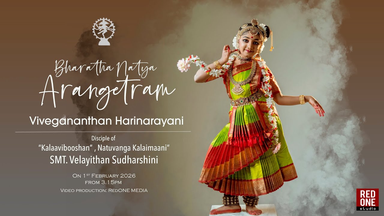 Bharathanatya Arangetram of Harinarayani Vivegananthan | SMT. Velayithan Sudharshini | Live