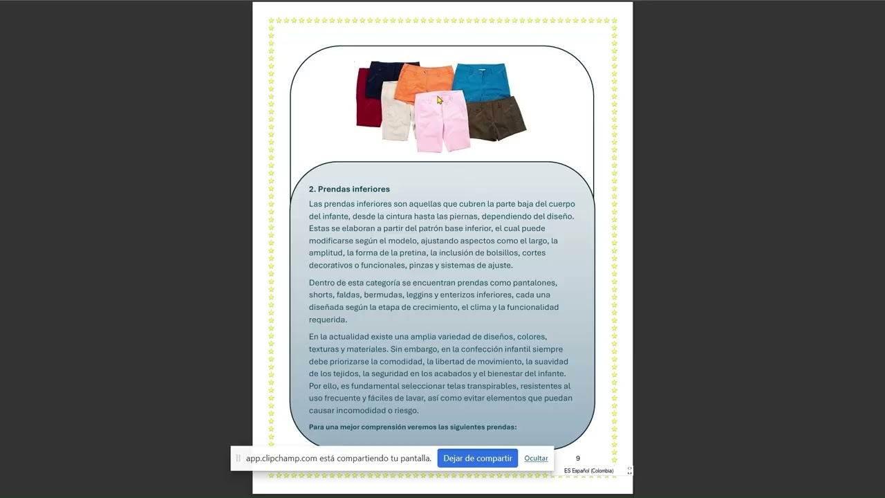 Clasificación de Ropa Infantil