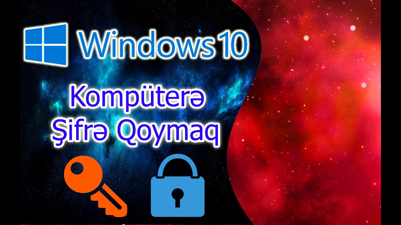 Kompüterə şifrə qoymaq və ya şifrəni qaldırmaq