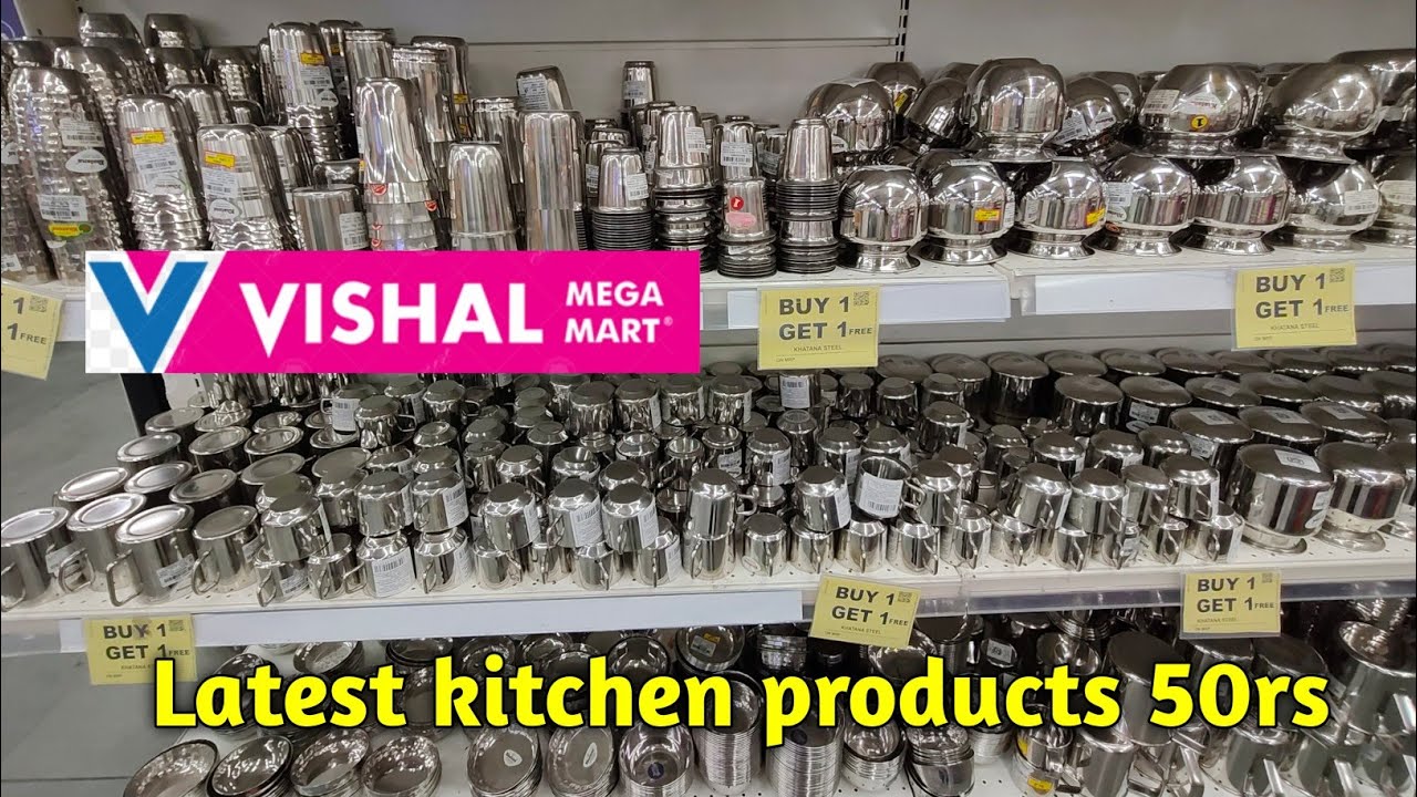 Vishal Mega Mart Cheapest kitchenware Products under ₹50 Vishal Mega Mart Offers Today