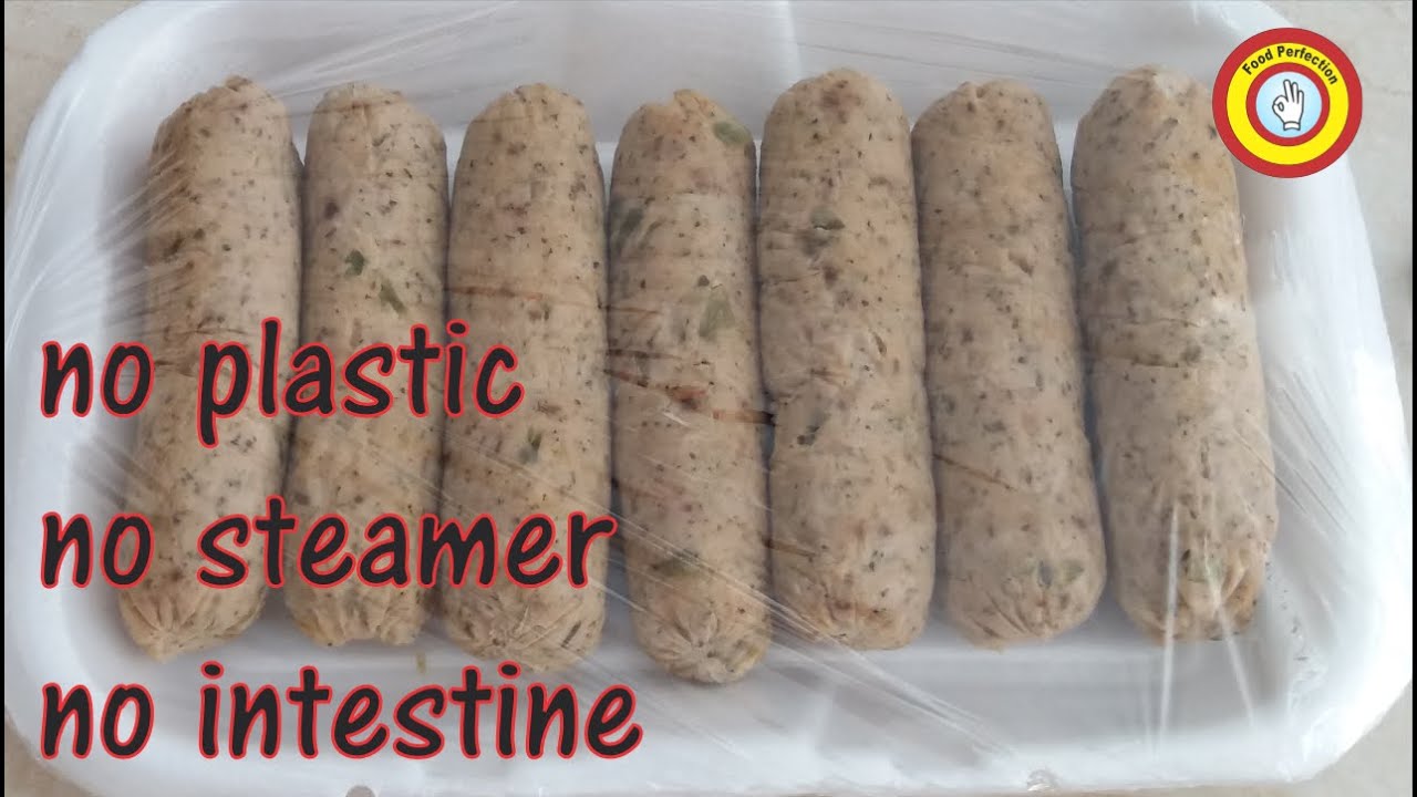 No plastic, no intestine, no steamer homemade chicken sausages | chicken sausage without casing