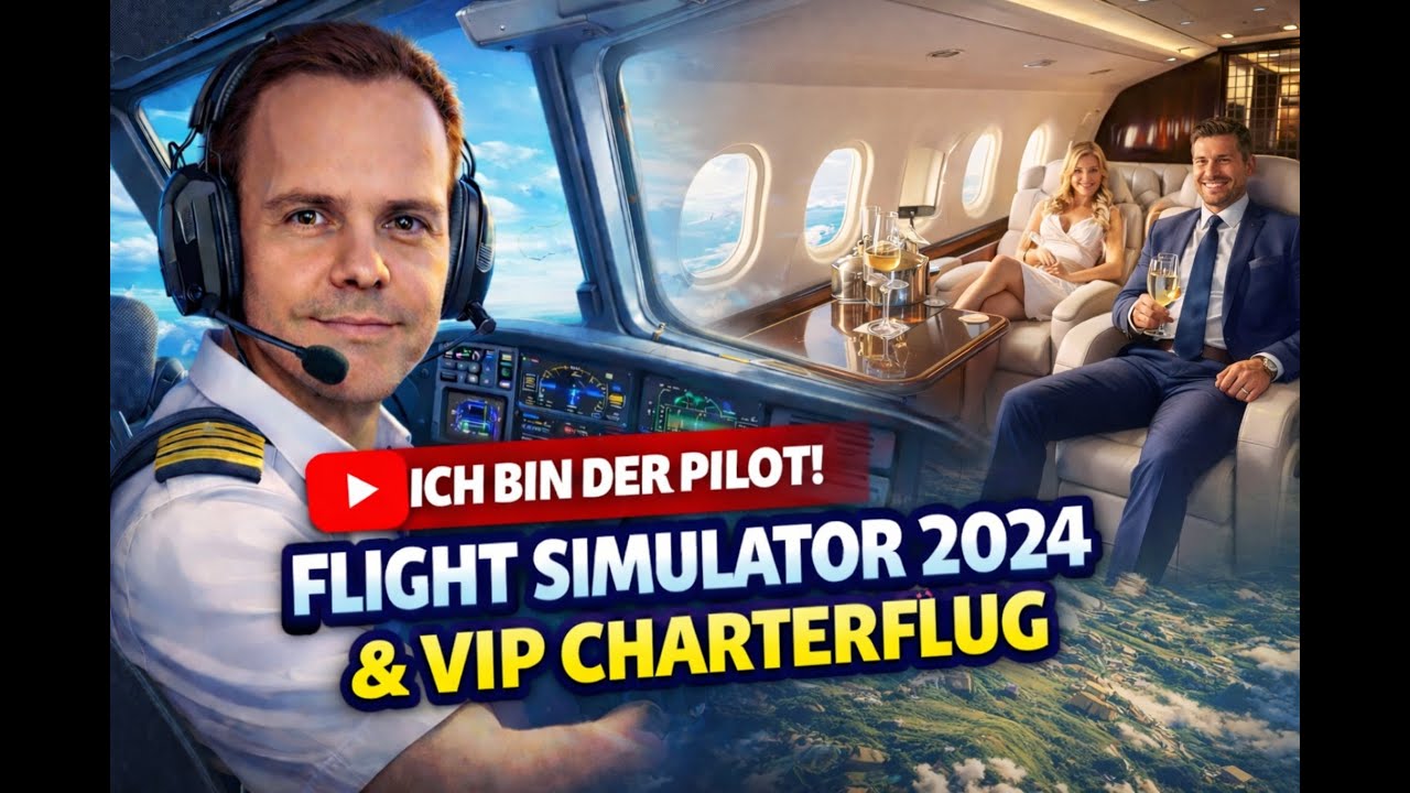 VIP-Charterflug im Flight Simulator 2024 – Luxus über den Wolken ✈️💎
