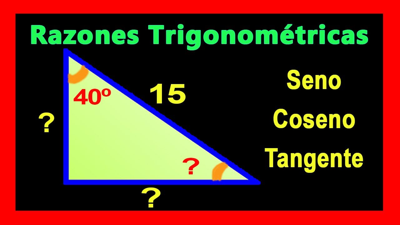 ✅👉 Calcular CATETOS de un Triangulo Rectangulo con la Hipotenusa y Angulo