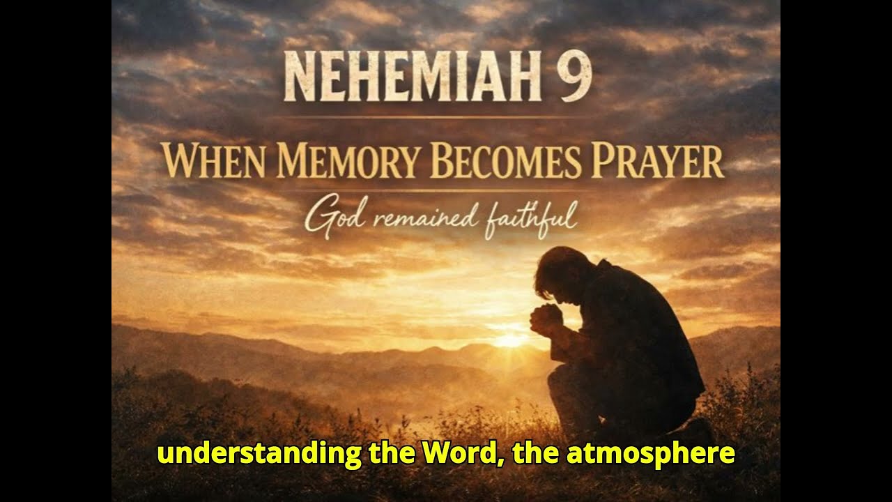 NEHEMIAH 9* IS ONE OF THE MOST BEAUTIFUL PRAYERS IN THE BIBLE, ISRAEL DID WHAT WE FORGET TO DO...