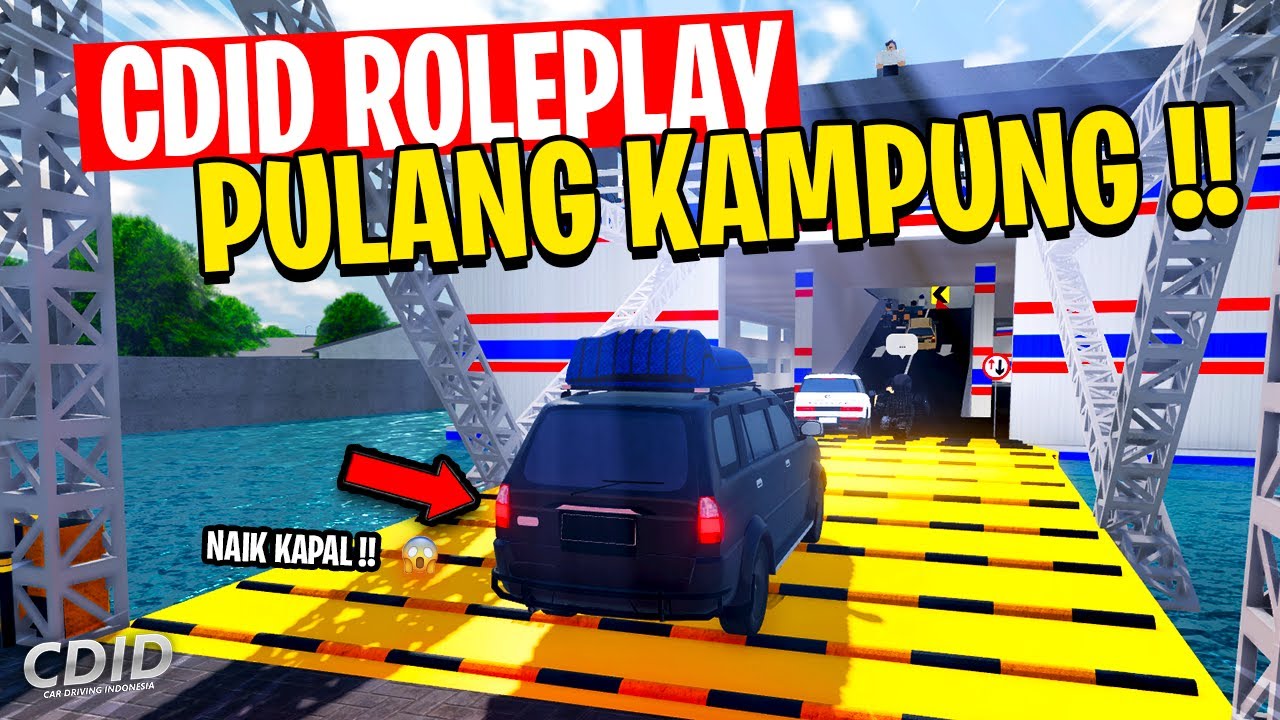 PULANG KAMPUNG NAIK KAPAL LAUT 😱!! CDID ROLEPLAY- Roblox Indonesia