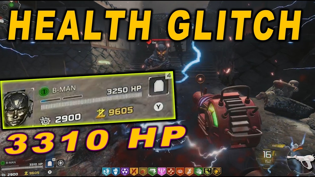 🔴БАГ В BO7 ZOMBIES 🔴 БАГ НА 3000+ HP, 🔴 УРОК ПО БАГУ &laquo;РЕЖИМ БОГА&raquo; KOWAKUJO🔴 БАГ НА HP НОСОРОГОВА🔴...