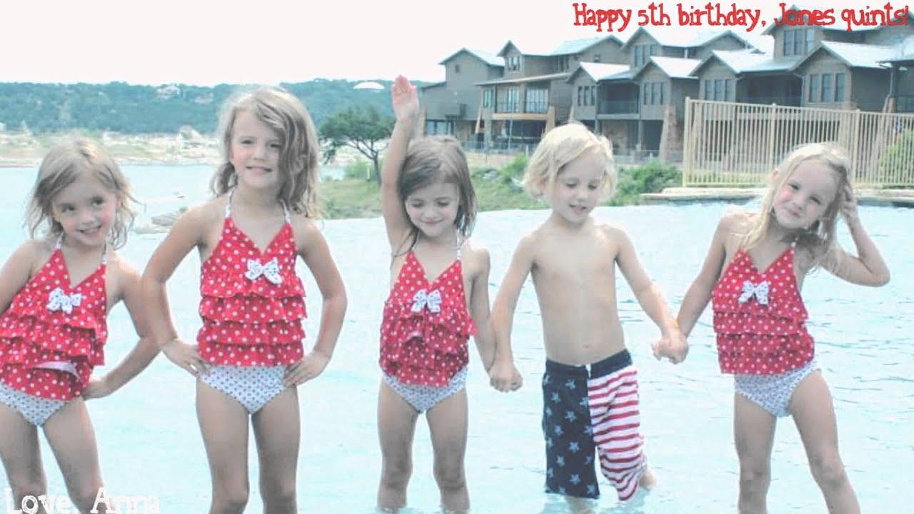 ♥ Happy 5th Birthday, Jones Quints!! ♥