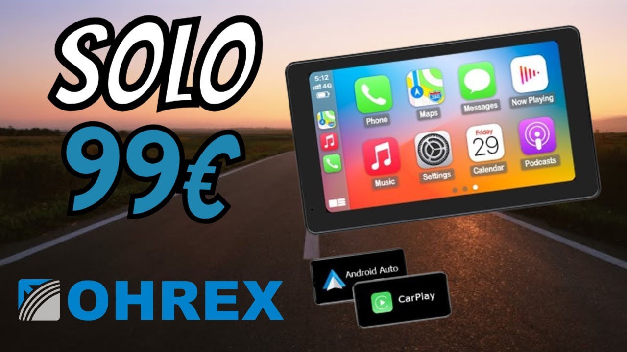 &iexcl;Transforma Tu Coche en un Centro Multimedia! 🚗🎶   Pantalla OHREX F760W con CarPlay y Android Auto