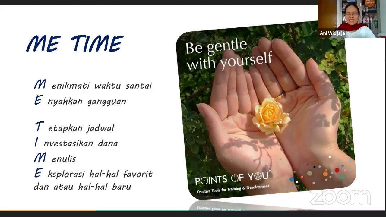 Workshop ARK Family Center, 15 Agustus 2020 - A DATE WITH MY SELF (POY - Ani Widjaja)