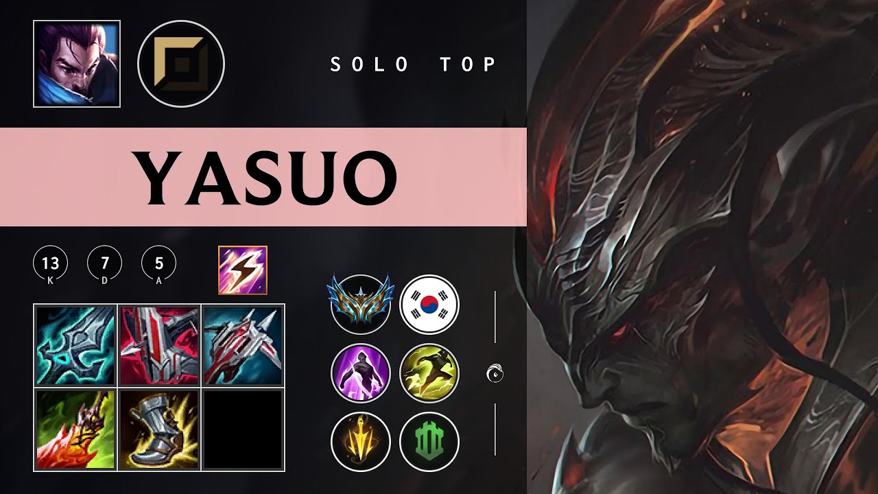 Yasuo Top vs Ambessa - KR Challenger Patch 26.01