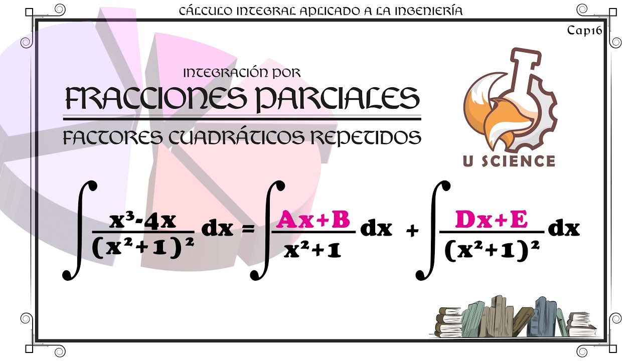 Integración por Fracciones Parciales. Factores cuadráticos repetidos