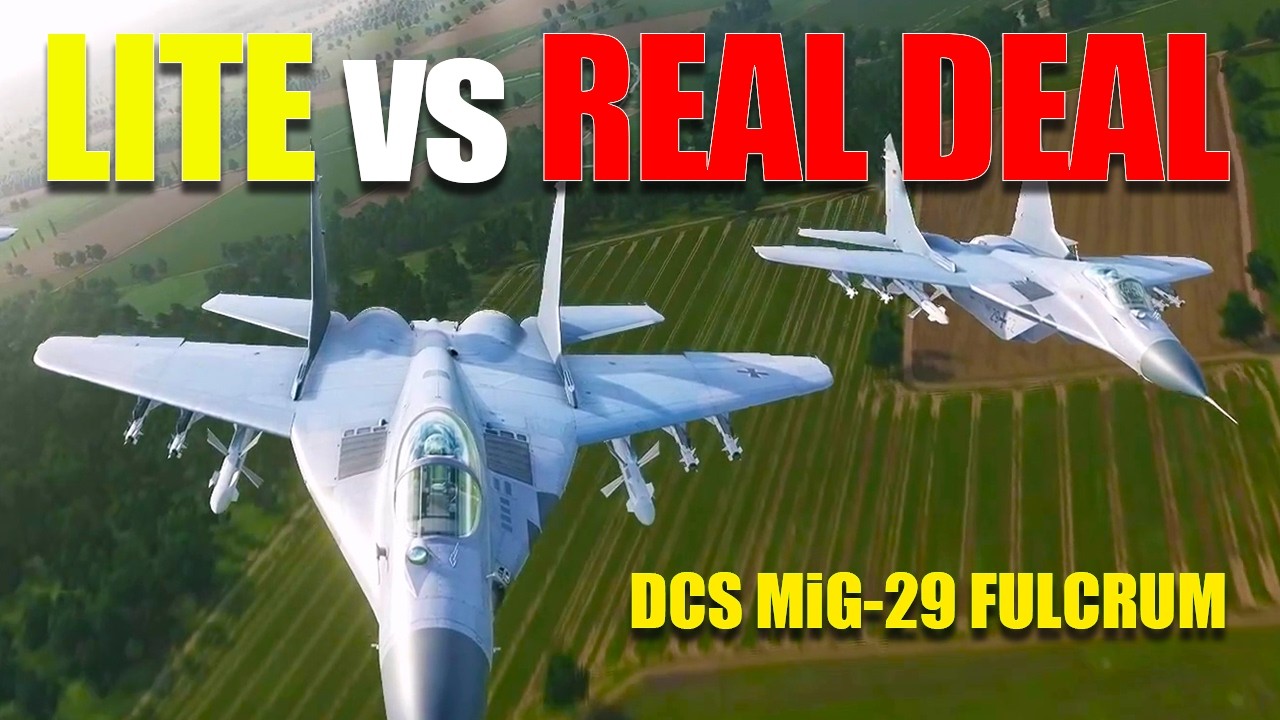 Сравнение DCS MiG-29 – Flaming Cliffs и Full Fidelity #dcs