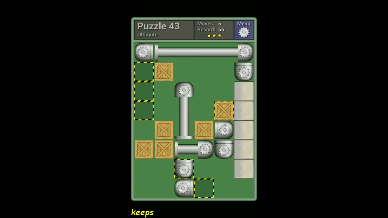Pushing Machine (Ultimate) Level Puzzle 43 - Perfect Solution