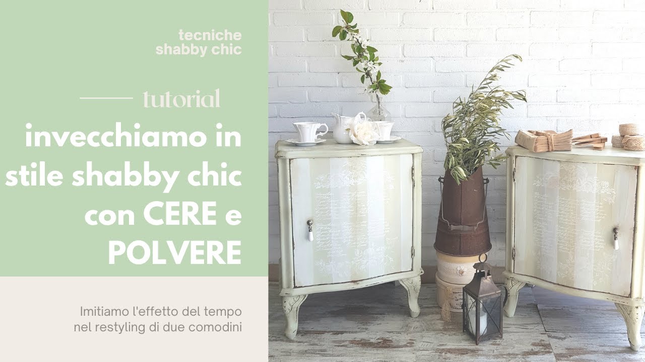 Trasforma i tuoi comodini con la patina a cera e la polvere antichizzante Vintage Paint