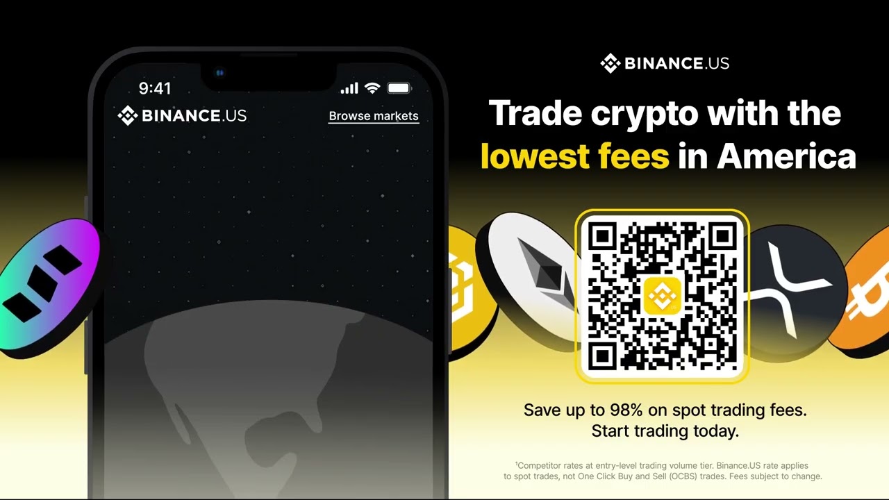 Trade with the lowest fees in the US #binanceus