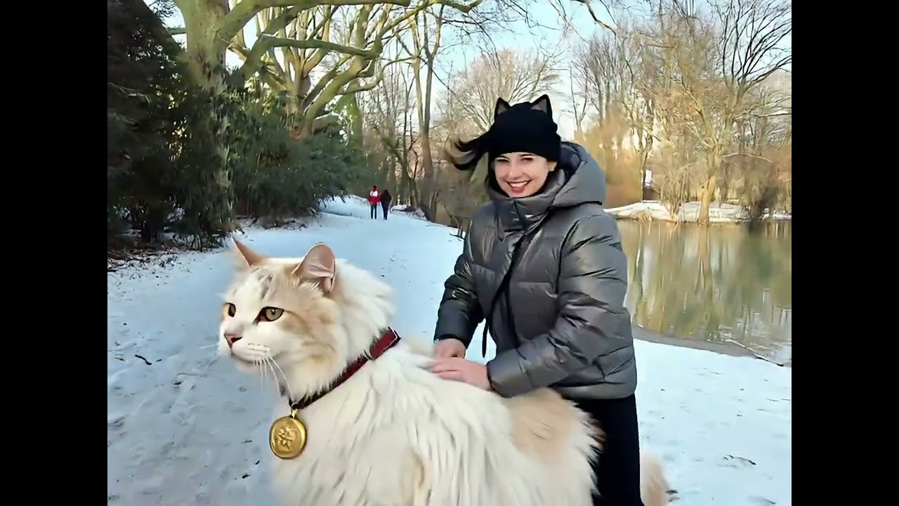 Я Котика строптивого 🐈 приручила давно, белого и красивого, ❤️ 😻любовью с вискасом прикормила я его.