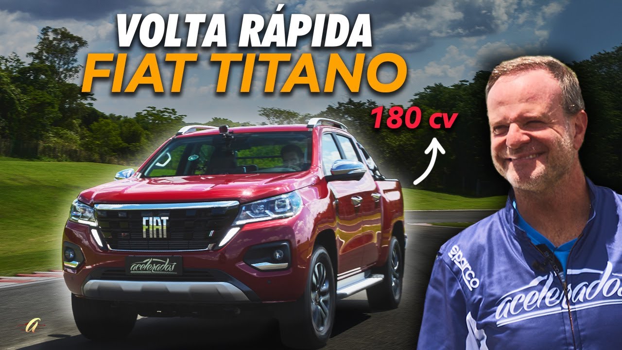 HORA DA VERDADE! Fiat Titano de 180 cv é a picape média MAIS LENTA da Volta Rápida?