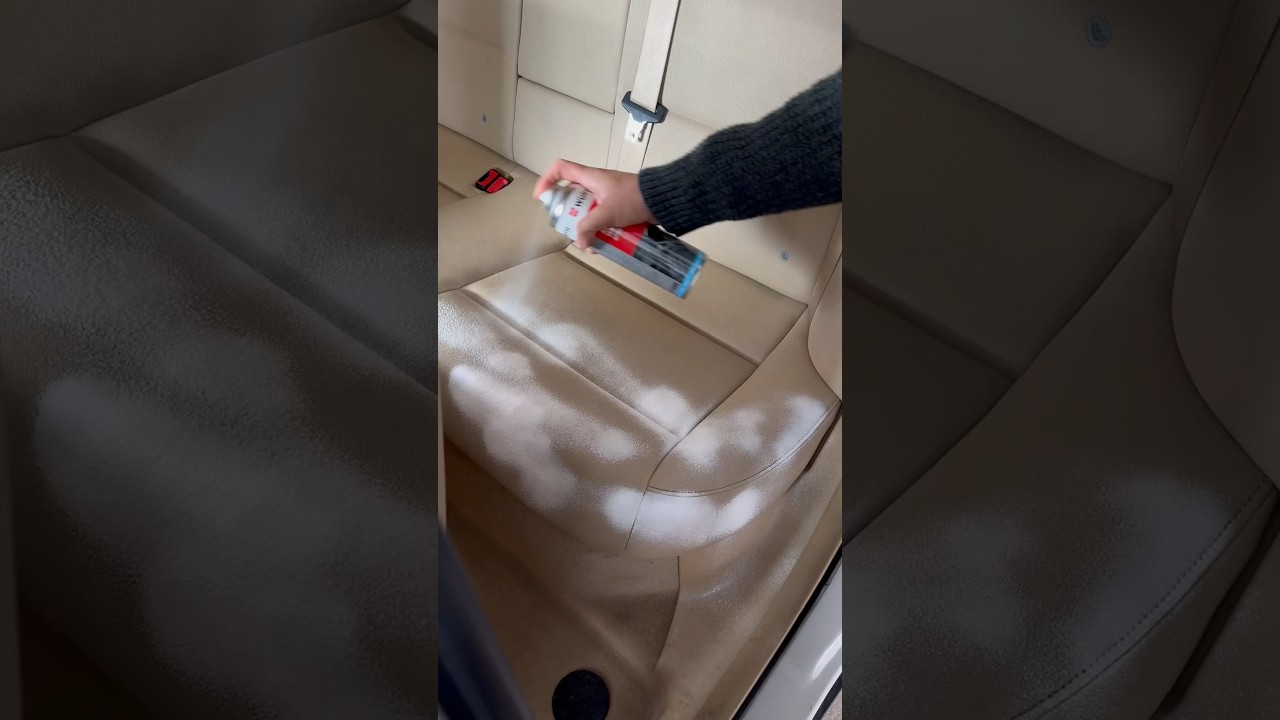 W&Uuml;RTH İNTERİOR CLEANER/ Best way to clean the interior of your car#carcleaning #satisfying #wurth